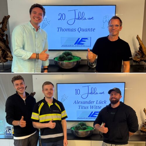 Thomas Quante, Alex Lück & Titus Witte feiern Jubiläum